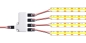 Preview: Draht Stecker Set Splitter Terminal Box mit Stecker für Audio Auto Moto Beleuchtung System 22-18AWG Led Strip Streifen Kabel